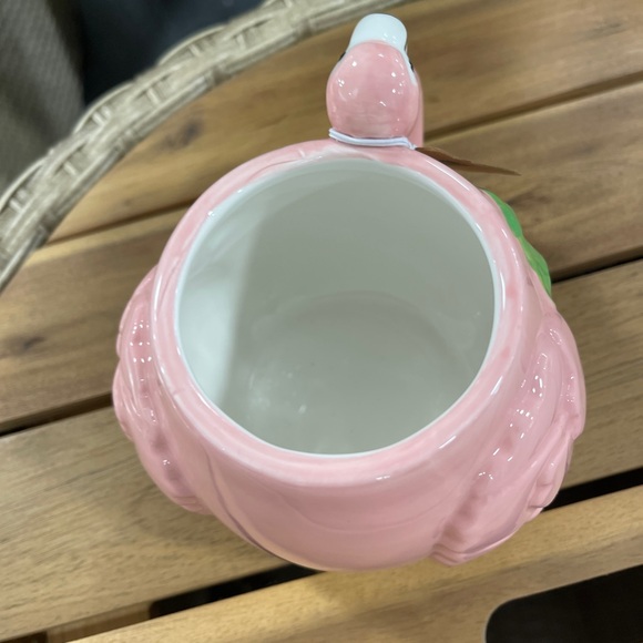 Pink Flamingo Figural Lang Handpainted Ceramic Coffee Mug NWT - Picture 6 of 6